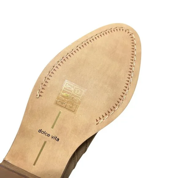 NWOT Dolce Vita Titus Suede Leather Slip On women's ankle booties size 9 - Picture 8 of 8